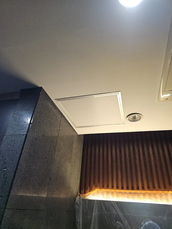 점검구 설치 과정 - 마감 확인
